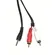 Cabo P2 Stereo X 2 RCA CSR AC2000 1,5 Metro