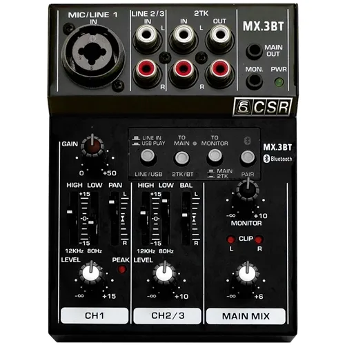 Mixer CSR MX3BT Mini Mixer