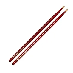 Baqueta para Bateria Vater VCR5A 5A Red Sparkle (Par)