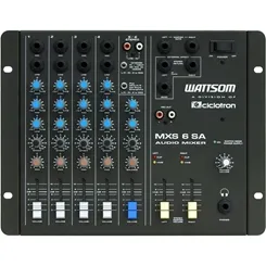 Mesa de Som 6 Canais Wattsom MXS-6 SA