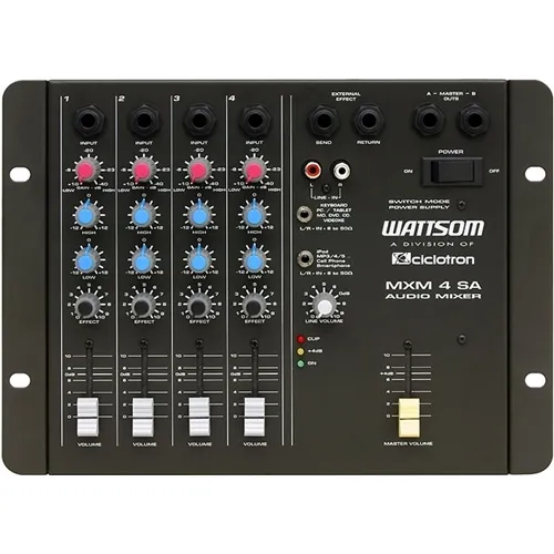 Mesa de som 4 Canais Wattsom MXM-4 SA
