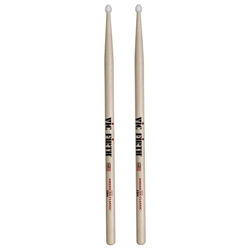 Baqueta para Bateria Vic Firth 2B Ponta Nylon