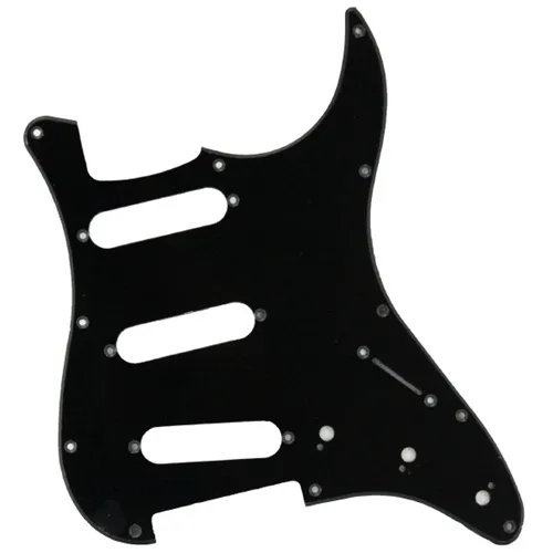 Escudo para Guitarra Dolphin ST 3S Preto 1 Camada