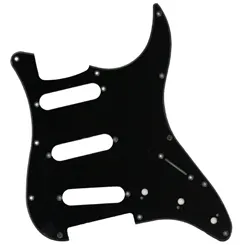 Escudo para Guitarra Dolphin ST 3S Preto 1 Camada