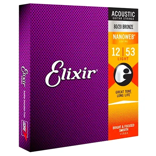 Encordoamento para Violão Aço Elixir (.012-.053) Light 11052