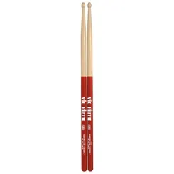 Baqueta para Bateria Vic Firth 7A Ponta Madeira com Vic Grip