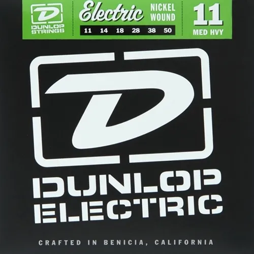 Encordoamento para Guitarra Dunlop (.011-.050) Medium/Heavy Nickel