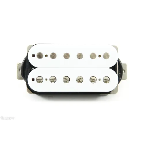 Captador para Guitarra Dolphin Duplo Braço 4 Fios Com Moldura Branco