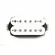Captador para Guitarra Dolphin Duplo Braço 4 Fios Com Moldura Branco