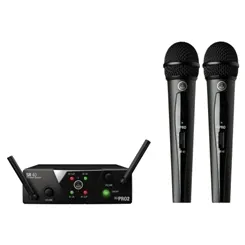 Microfone sem Fio (2 Mão) AKG WMS-40 Mini 2 Banda A/Banda C