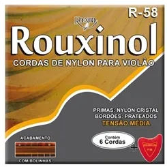 Encordoamento para Violão Nylon Rouxinol R-58 com Bolinha