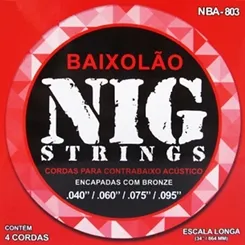 Encordoamento para Baixolão NIG NBA-803 (.040-.095)