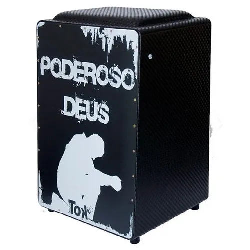Cajón Elétrico Nobre Tok Estampado 301 com Bongô