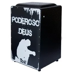 Cajón Elétrico Nobre Tok Estampado 301 com Bongô