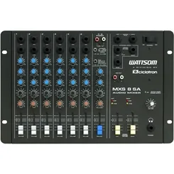 Mesa de Som 8 Canais Wattsom MXS-8 SA