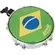 Tamborim 6" Torelli TT-413 Aço Cromado com Clamp Pele Brasil