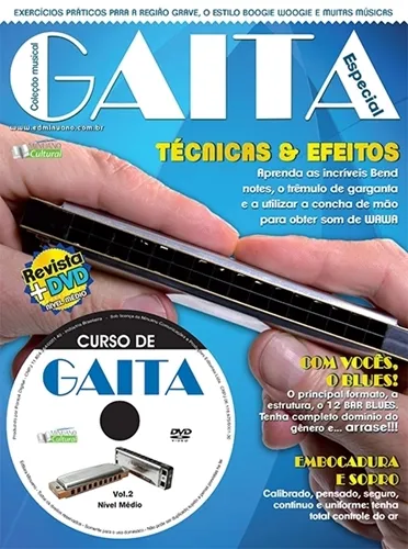 Método para Gaita Gaita Especial Volume 2 Nível Médio com DVD