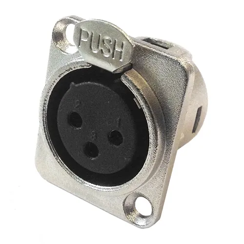 Plug XLR Fêmea Tomada Wire Conex WC823