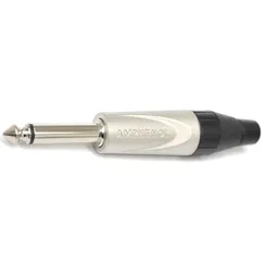 Plug P-10 Mono Amphenol TM2P Silver com Prensa Cabo