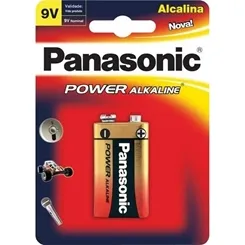 Bateria 9 Volts Panasonic Alcalina