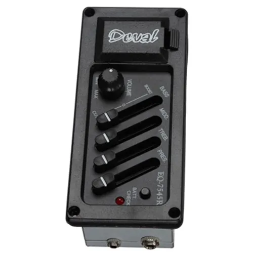 Captador e Equalizador Deval GKRV4-7545R 4B/GRVV