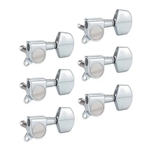 Tarraxa para Guitarra 6L Deval NGE7070 Individual Blindada Cromada