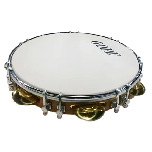 Pandeiro 10" Gope 641PECRP Profissional Pele Porosa