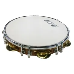 Pandeiro 10" Gope 641PECRP Profissional Pele Porosa