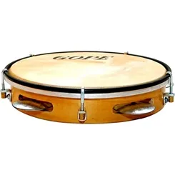 Pandeiro 10" Gope 631PEA Iniciante Pele Animal