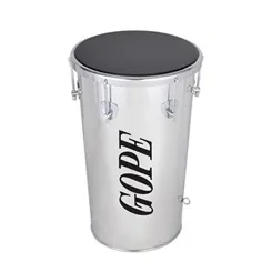 Rebolo 55CM x 11" Cônico Gope LAL5511TMA Pele Animal Alumínio