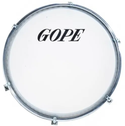 Tamborim 6" Gope 595ALCR Alumínio Corpo Frisado Polido 6 Afinações