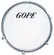 Tamborim 6" Gope 595ALCR Alumínio Corpo Frisado Polido 6 Afinações