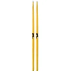 Baqueta para Bateria Alba ProGrip Ponta Nylon (Par)