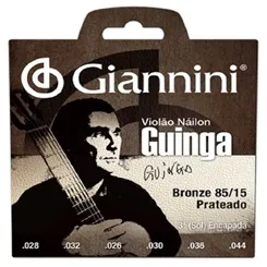 Encordoamento para Violão Nylon Giannini Guinga Tensão Alta SSCGG