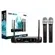 Microfone sem Fio (2 Mão) Vokal VWS20 Plus