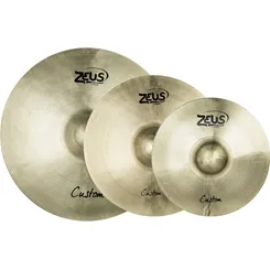 Kit de Pratos Zeus Custom Set C com HH14"/CR16"/RD20"