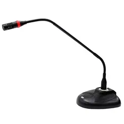 Microfone Gooseneck CSR GM22 com Base e Alerta Gongo