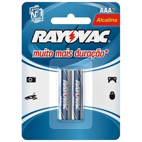 Pilha Palito Rayovac Alcalina com 2