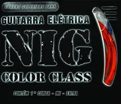 Encordoamento para Guitarra NIG N-1631 (.009-.042) Vermelha