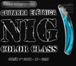 Encordoamento para Guitarra NIG N-1633 (.009-.042) Azul