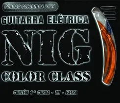 Encordoamento para Guitarra NIG N-1642 (.010-.042) Laranja