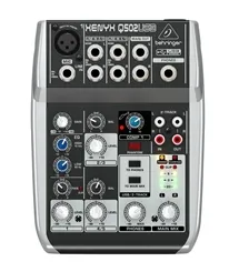 Mesa de Som 5 Canais Behringer Xenyx Q502USB 110V