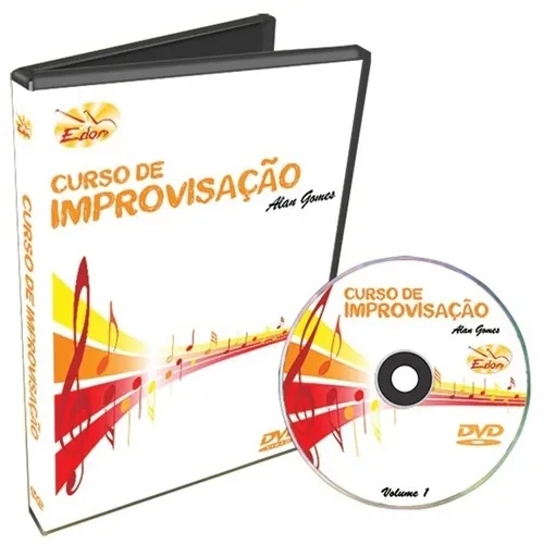 DVD Curso de Improvisação Volume 1 CIMP1 Edon