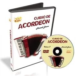 DVD Curso de Acordeon Volume 3 CAC3 Edon