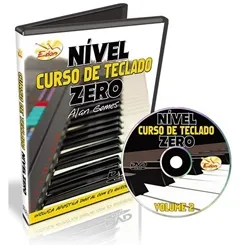 DVD Curso de Teclado Nível Zero Volume 2 CTNZ2 Edon