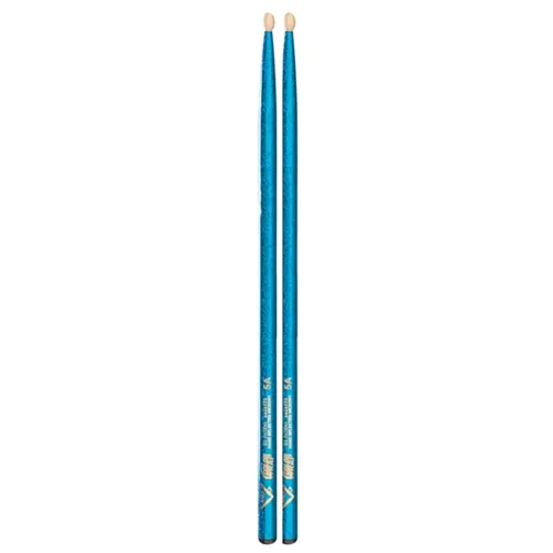 Baqueta para Bateria Vater VCB5A 5A Blue Sparkle (Par)