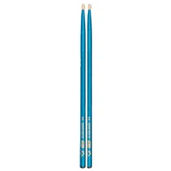 Baqueta para Bateria Vater VCB5A 5A Blue Sparkle (Par)